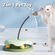 Interactive Cat Toy β Treat Dispenser & Turntable Ball