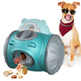 Pet IQ-Boosting Tumbler Toy & Slow Feeder for Dogs and Cats